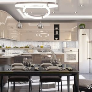 Современные угловые кухни: фото,  дизайн